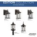 Edition 1 Light 16 inch Antique Bronze Outdoor Wall Lantern, Large
