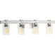 Gulliver 4 Light 33 inch Galvanized Bath Vanity Wall Light