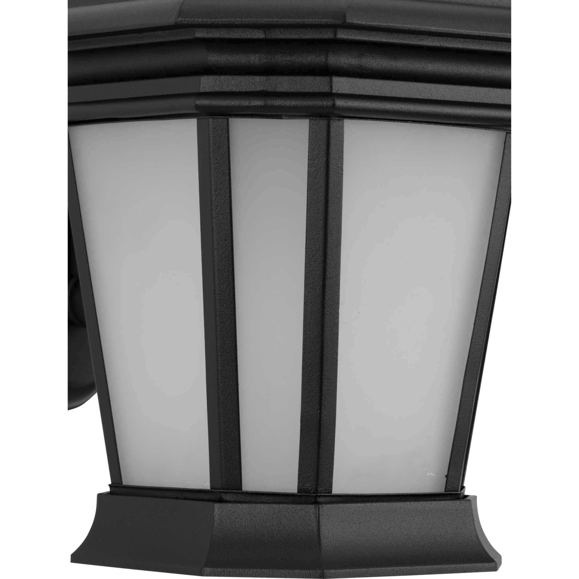 Crawford 1 Light 17 inch Textured Black Outdoor Wall Lantern, Medium