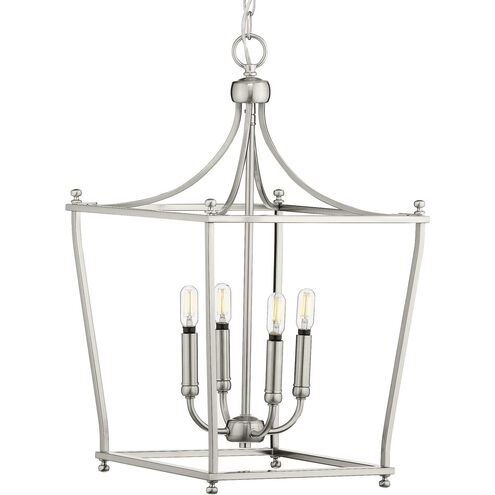 Parkhurst 4 Light 14 inch Brushed Nickel Foyer Pendant Ceiling Light