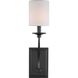 Bonita 1 Light 5 inch Matte Black Wall Sconce Wall Light, Design Series