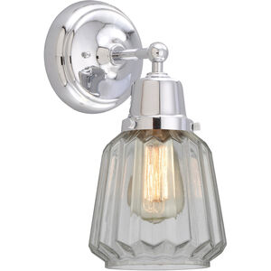 Aditi Chatham 1 Light 6.25 inch Polished Chrome Sconce Wall Light, Aditi