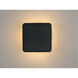 Z-2025 LED LED 6 inch Textured Black Outdoor Wall Light, Progress LED