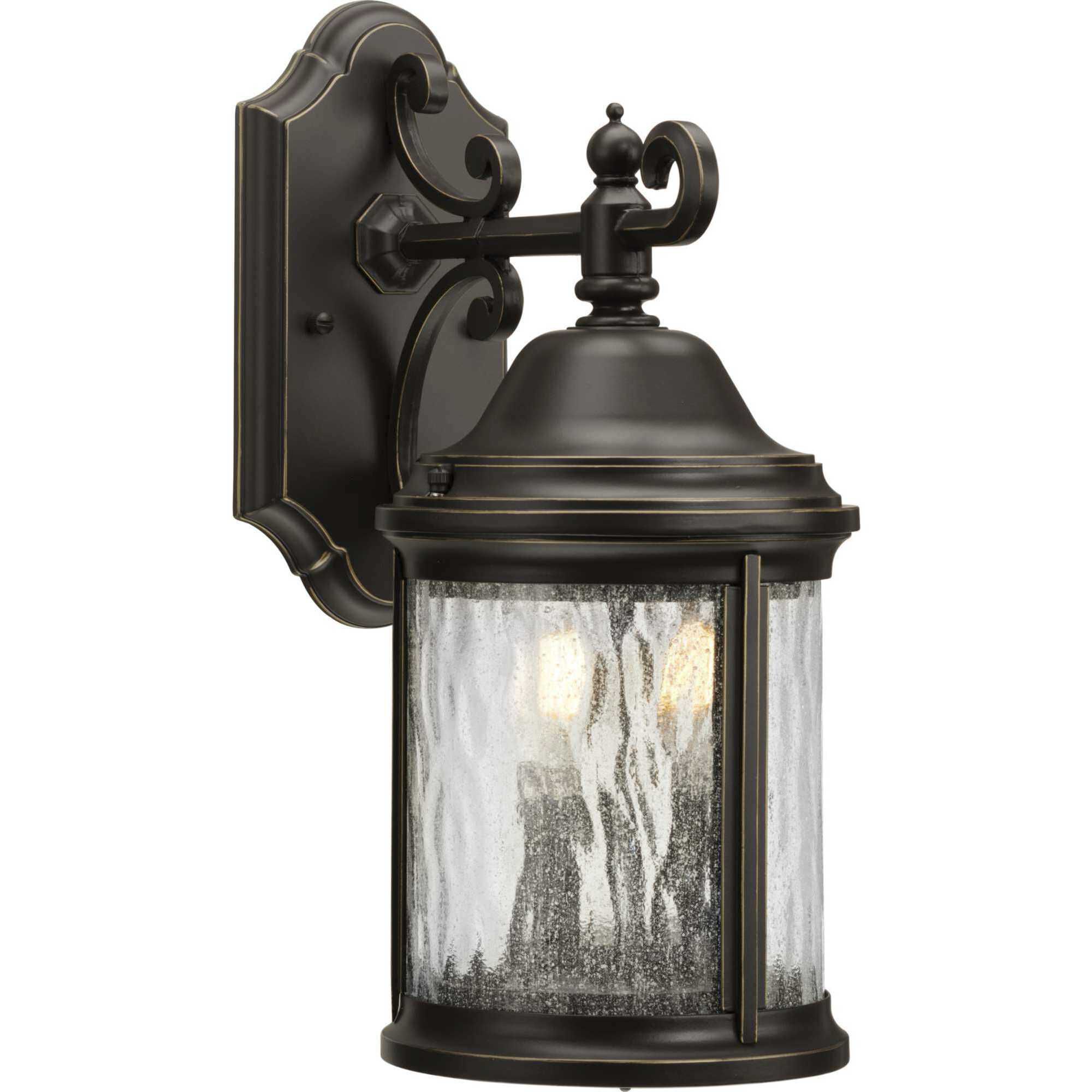 Ashmore 2 Light 15 inch Antique Bronze Outdoor Wall Lantern