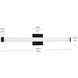 Phase 6.1 LED 36 inch Black Linear Vanity Light Wall Light