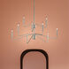 Pilar 9 Light 40 inch Brushed Nickel Chandelier Ceiling Light