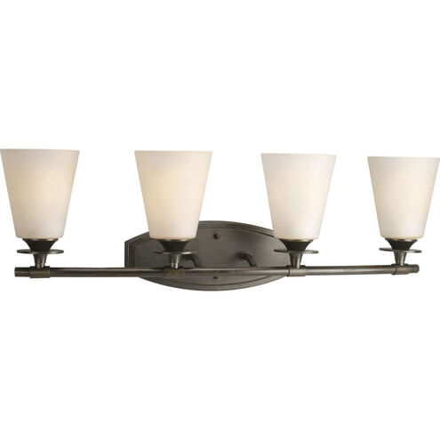 Cantata 4 Light 30 inch Forged Bronze Bath Vanity Wall Light