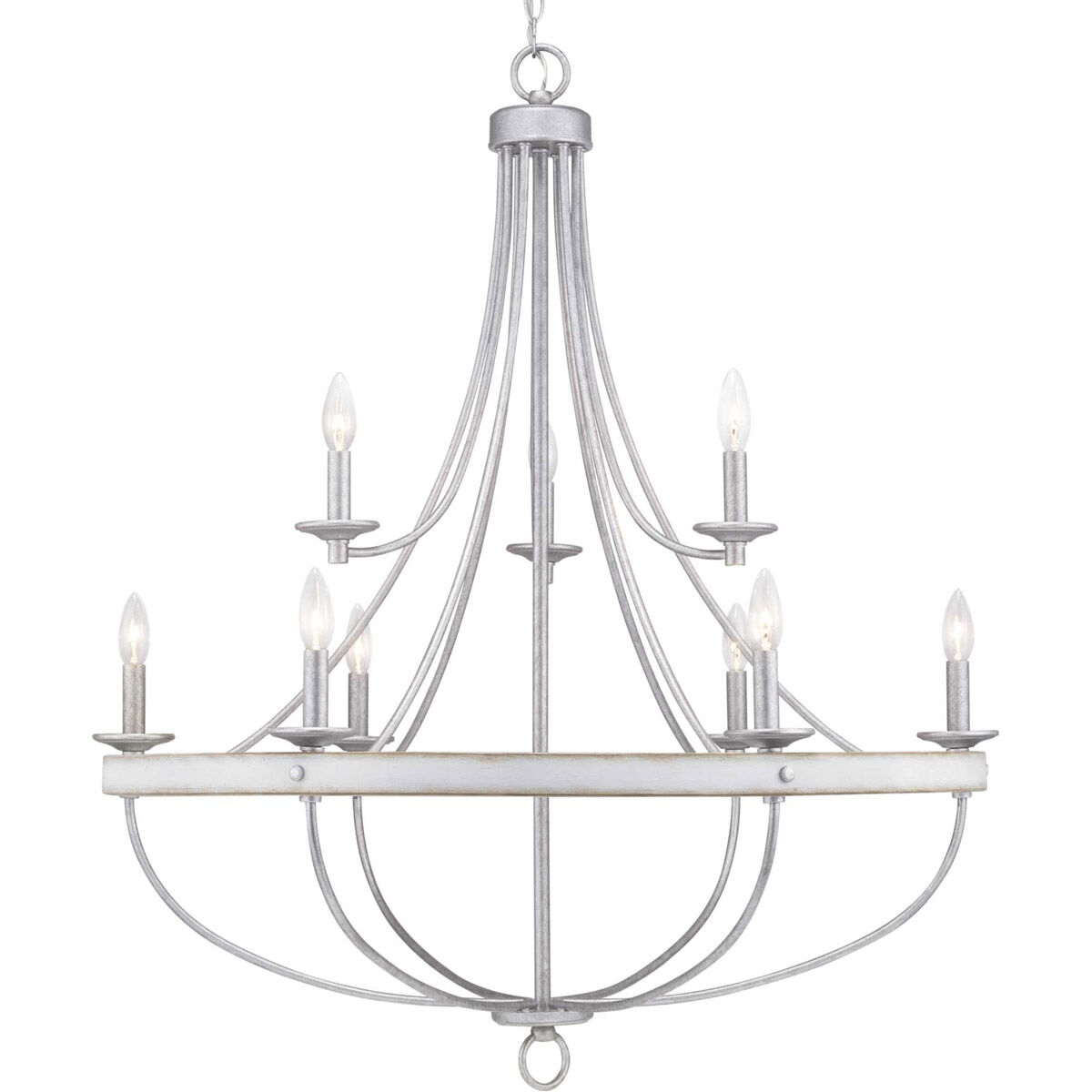 Gulliver 9 Light 35 inch Galvanized Chandelier Ceiling Light