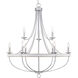 Gulliver 9 Light 35 inch Galvanized Chandelier Ceiling Light