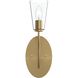 Jheni 1 Light 7 inch Brushed Gold Wall Sconce Wall Light