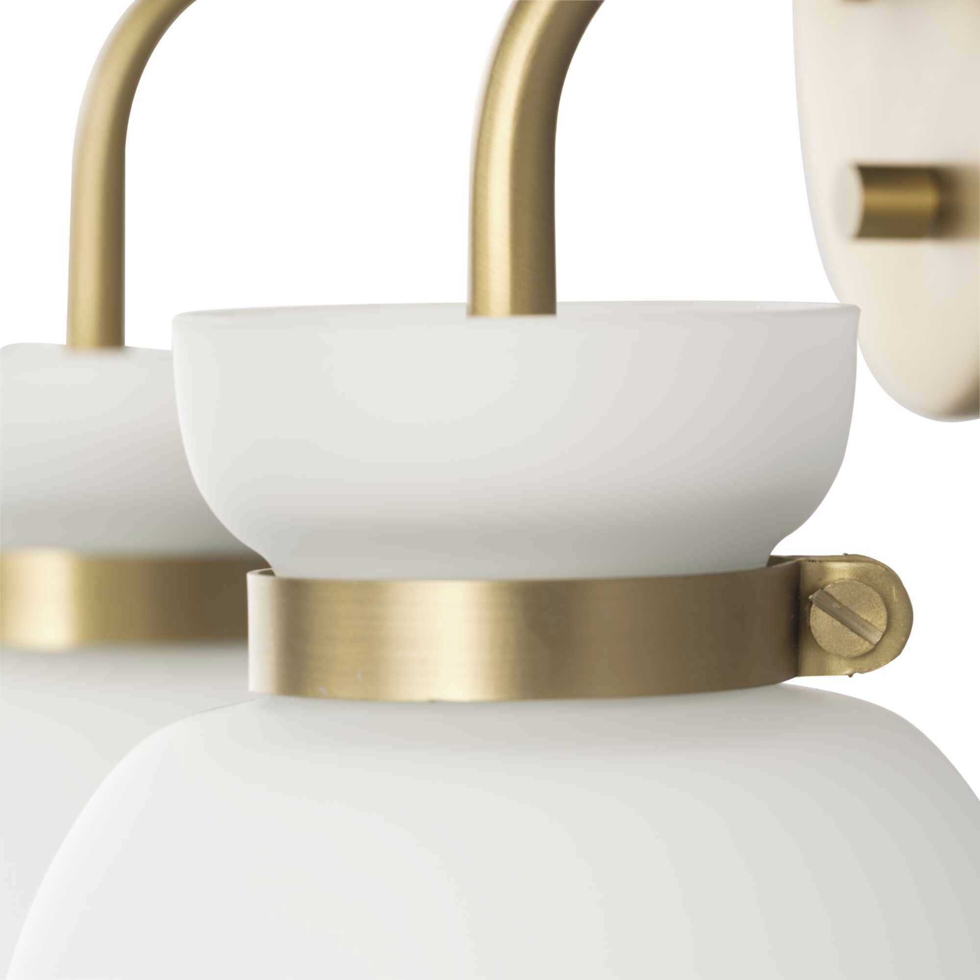 Lexie 2 Light 14 inch Brushed Gold Bathroom Vanity Light Wall Light