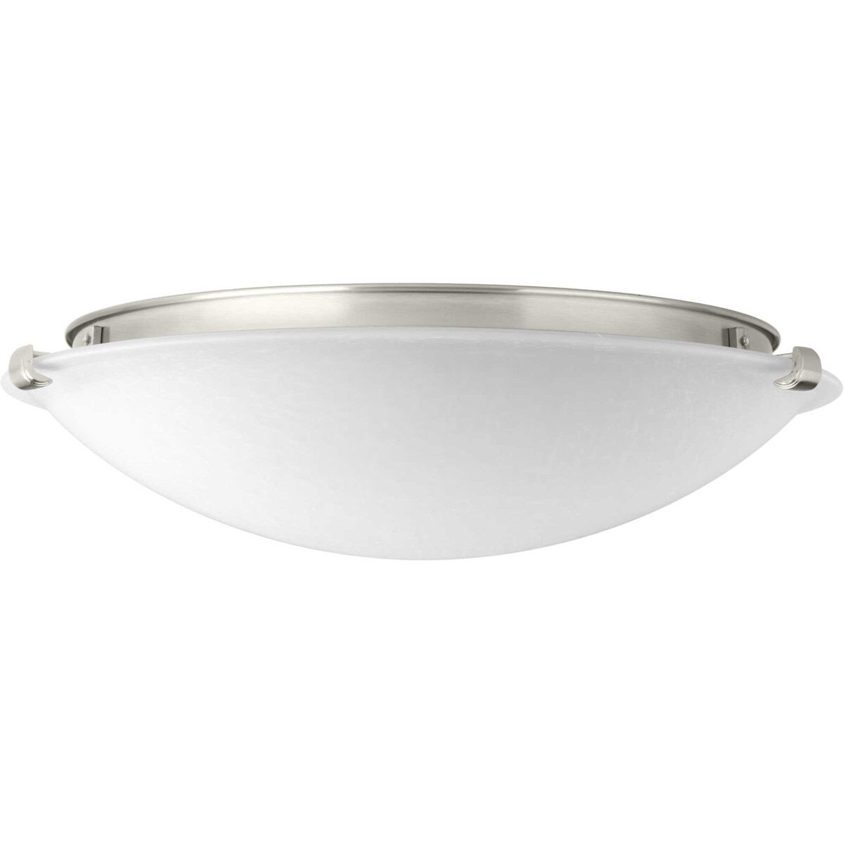 LED Dome LED 16 inch Brushed Nickel Flush Mount Ceiling Light, Progress LED
