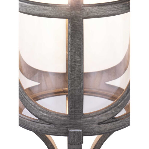 Morrison 1 Light 17 inch Antique Pewter Outdoor Wall Lantern, Small, Design Series