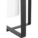Vertex 1 Light 12 inch Matte Black Foyer Light Ceiling Light