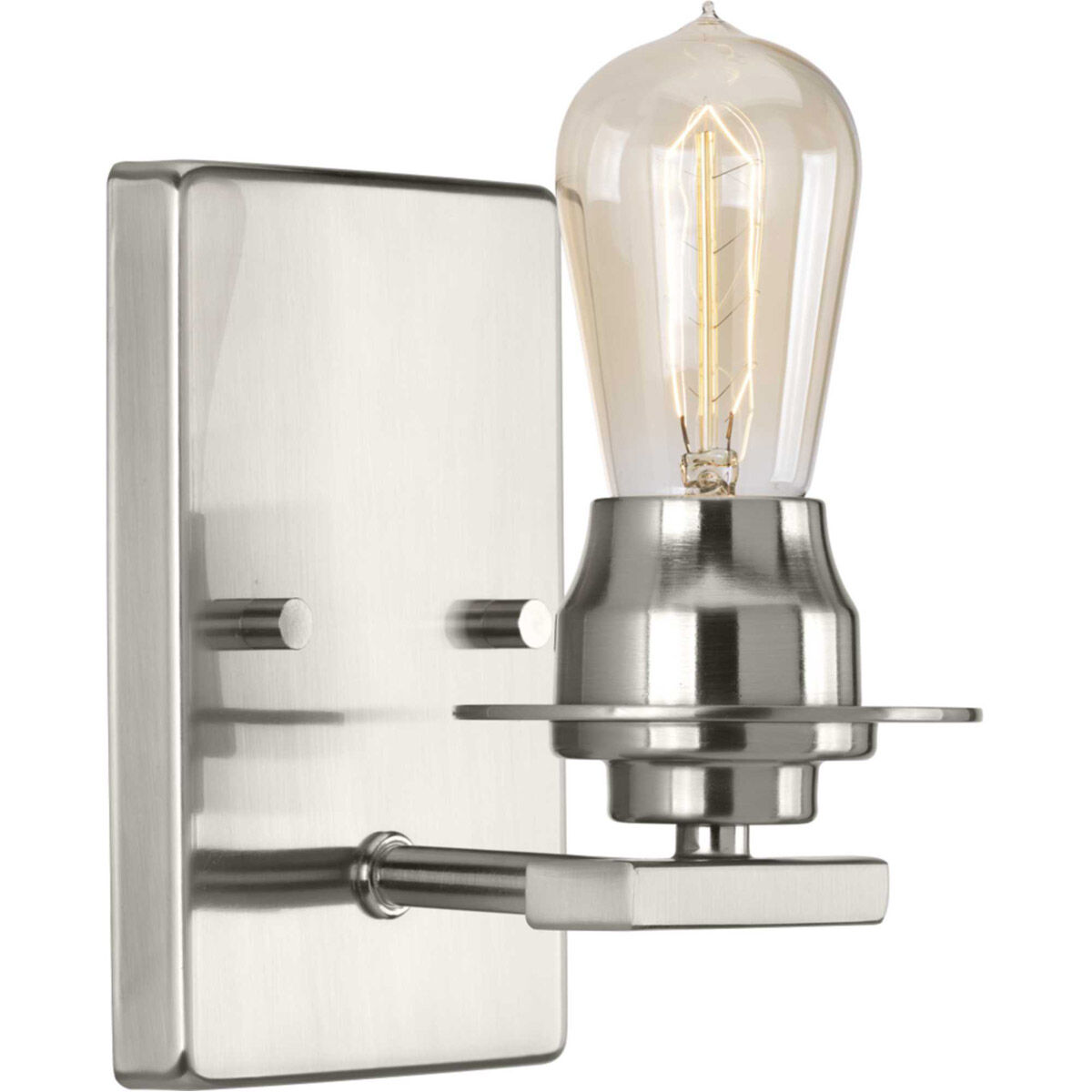 Debut 1 Light 5 inch Brushed Nickel Bath Vanity Wall Light, Design Series
