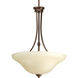 Spirit 3 Light 18 inch Antique Bronze Inverted Foyer Pendant Ceiling Light