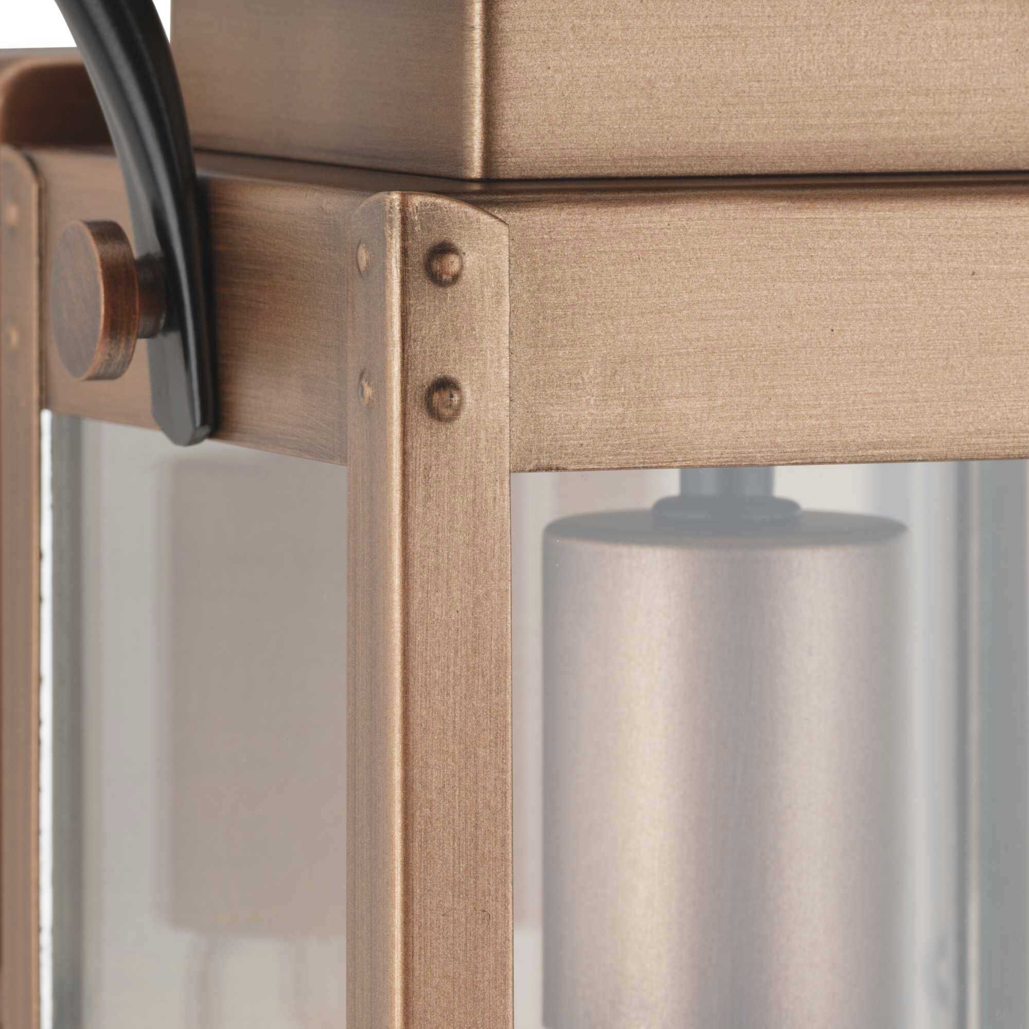 Union Square 1 Light 15.87 inch Antique Copper Wall Lantern, Design Series