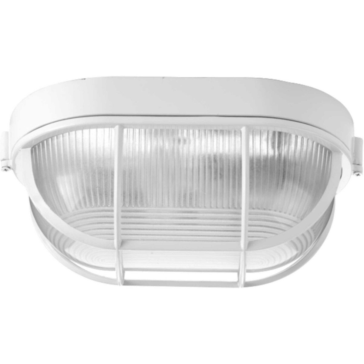 Bulkheads 1 Light 6.31 inch White Outdoor Flush Mount, Ceiling or Wall