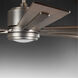 Glandon 60 inch Antique Nickel with Walnut/Driftwood Blades Ceiling Fan, Progress LED