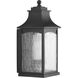 Maison 1 Light 17 inch Black Outdoor Wall Lantern, Medium, Design Series