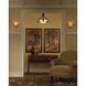 Torino 3 Light 18 inch Forged Bronze Foyer Pendant Ceiling Light in Tea-Stained