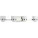 Index 4 Light 33 inch Brushed Nickel Bath Vanity Wall Light