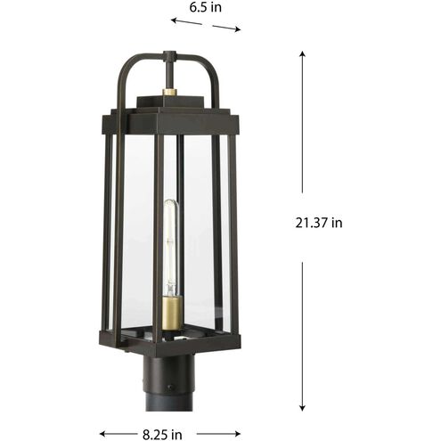 Walcott 1 Light 21 inch Antique Bronze Outdoor Post Lantern