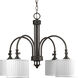 Clayton 4 Light 28.38 inch Espresso Chandelier Ceiling Light