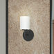 Replay 1 Light 5.13 inch Black Bath Vanity Wall Light