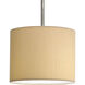 Markor Beige Silken Fabric Pendant System Shade
