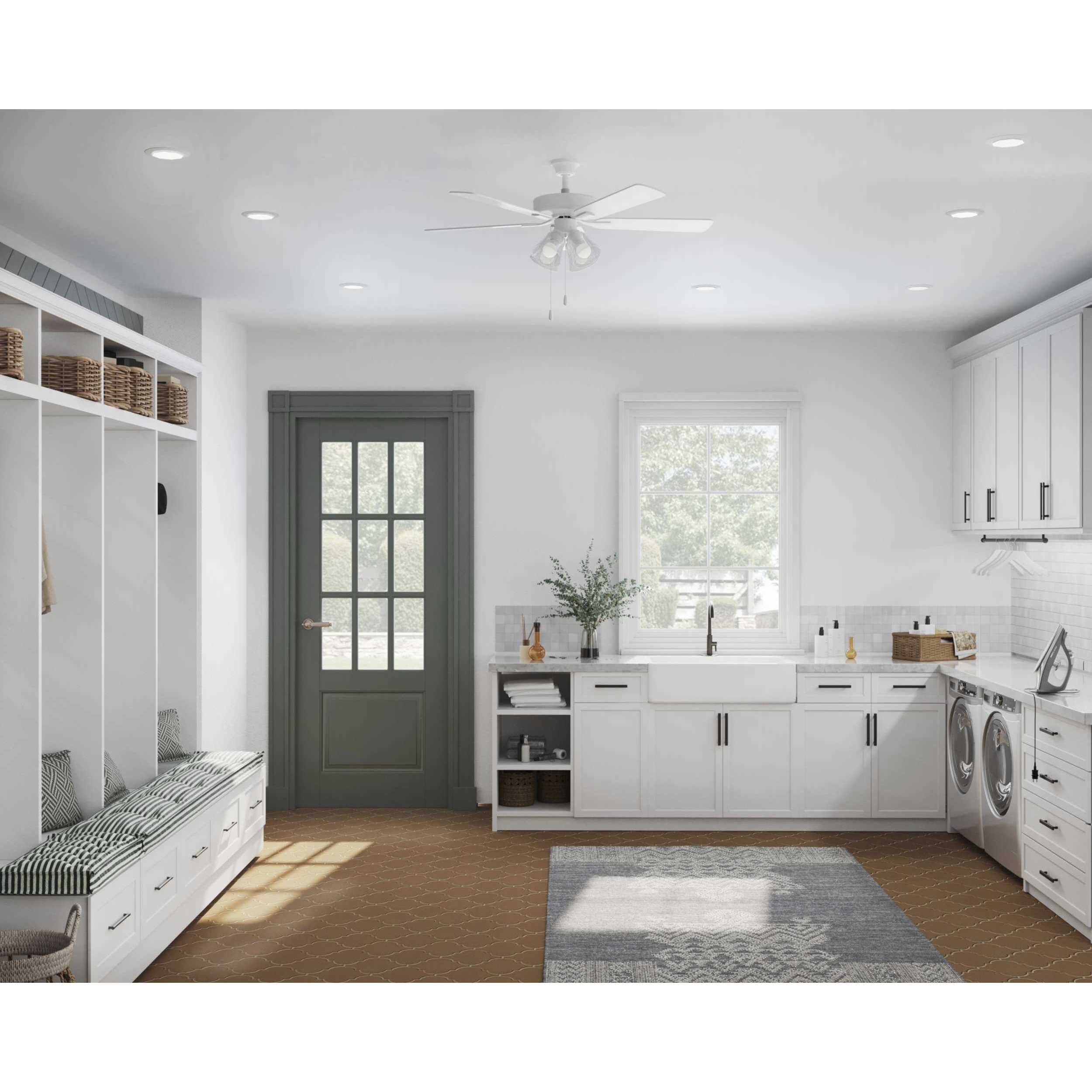Progress Lighting P806007 028 6 Satin White Recessed Open Trim for 6 Shallow Housing P806S Series