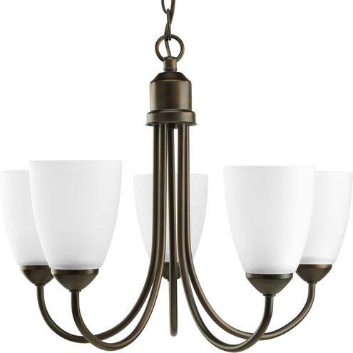 Gather 5 Light 21 inch Antique Bronze Chandelier Ceiling Light in Bulbs Not Included, Standard