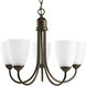 Gather 5 Light 21 inch Antique Bronze Chandelier Ceiling Light in Bulbs Not Included, Standard
