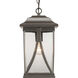 Abbott 1 Light 8 inch Antique Bronze Outdoor Hanging Lantern