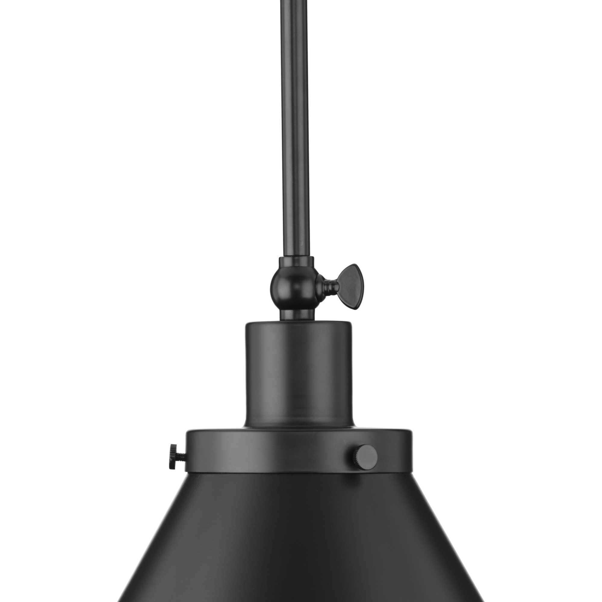 Hinton 1 Light 16 inch Matte Black Pendant Ceiling Light