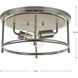 Durrell 2 Light 13 inch Brushed Nickel Flush Mount Ceiling Light