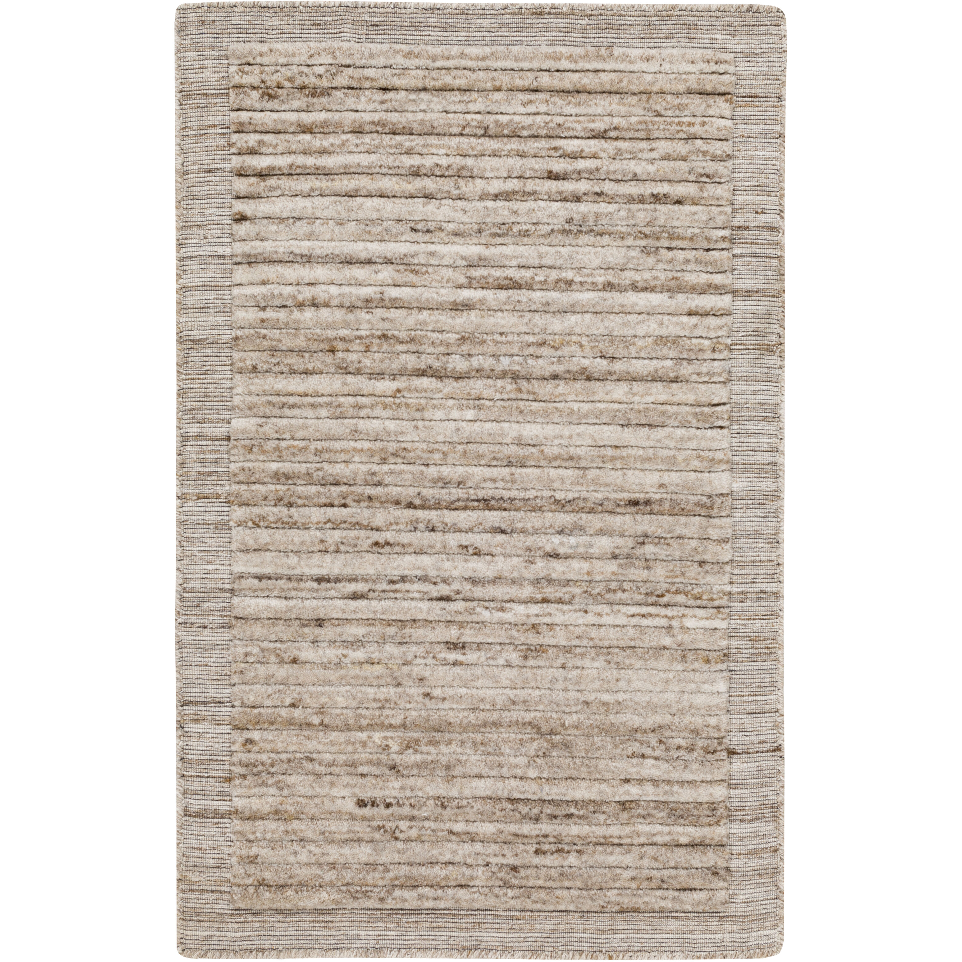 Yasmin 90 X 60 inch Brown Rug, Rectangle