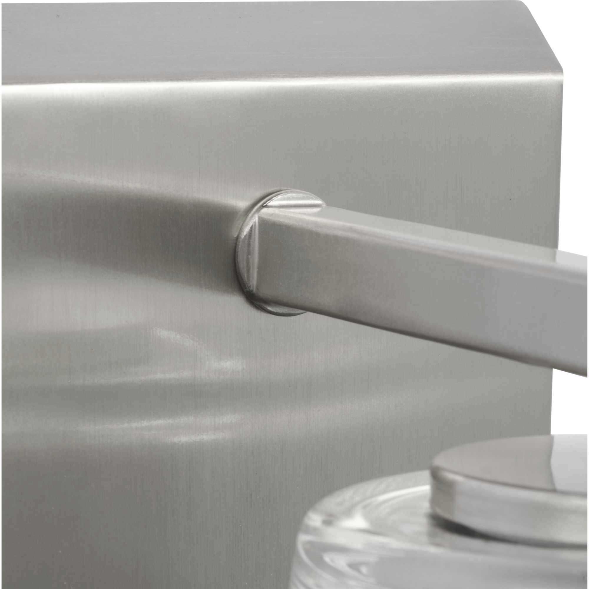 Vertex 1 Light 4.75 inch Brushed Nickel Bath Light Wall Light