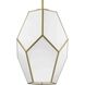 Latham 1 Light 14 inch Vintage Gold Pendant Ceiling Light
