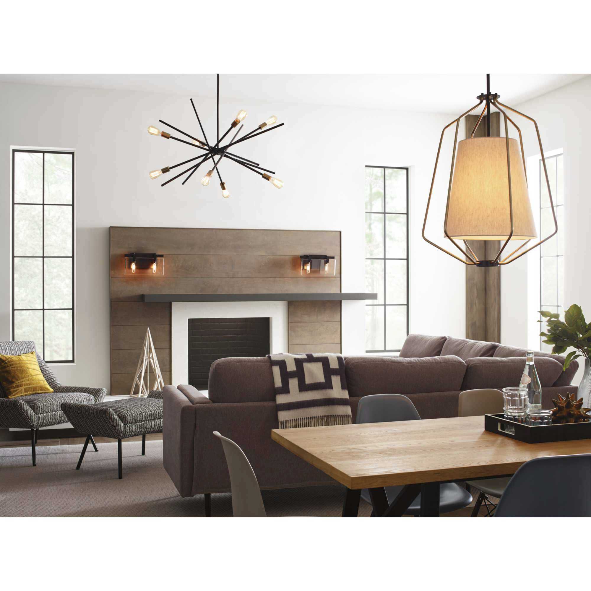 Progress P400109-020 Astra 8 Light 42 inch Antique Bronze