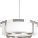 Dynamo 3 Light 21 inch Brushed Nickel Pendant Ceiling Light