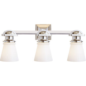 Chapman & Myers Ny Subway 3 Light 22.75 inch Bathroom Vanity Light