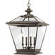 Crestwood 4 Light 18 inch Antique Bronze Hall & Foyer Ceiling Light