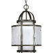 Bay Court 1 Light 11.75 inch Antique Bronze Foyer Pendant Ceiling Light