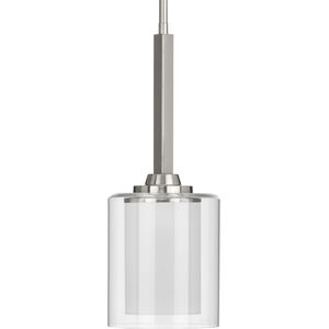 Kene 1 Light 6 inch Brushed Nickel Mini-Pendant Ceiling Light