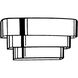 Louvered 1 Light 14 inch White Wall Sconce Wall Light
