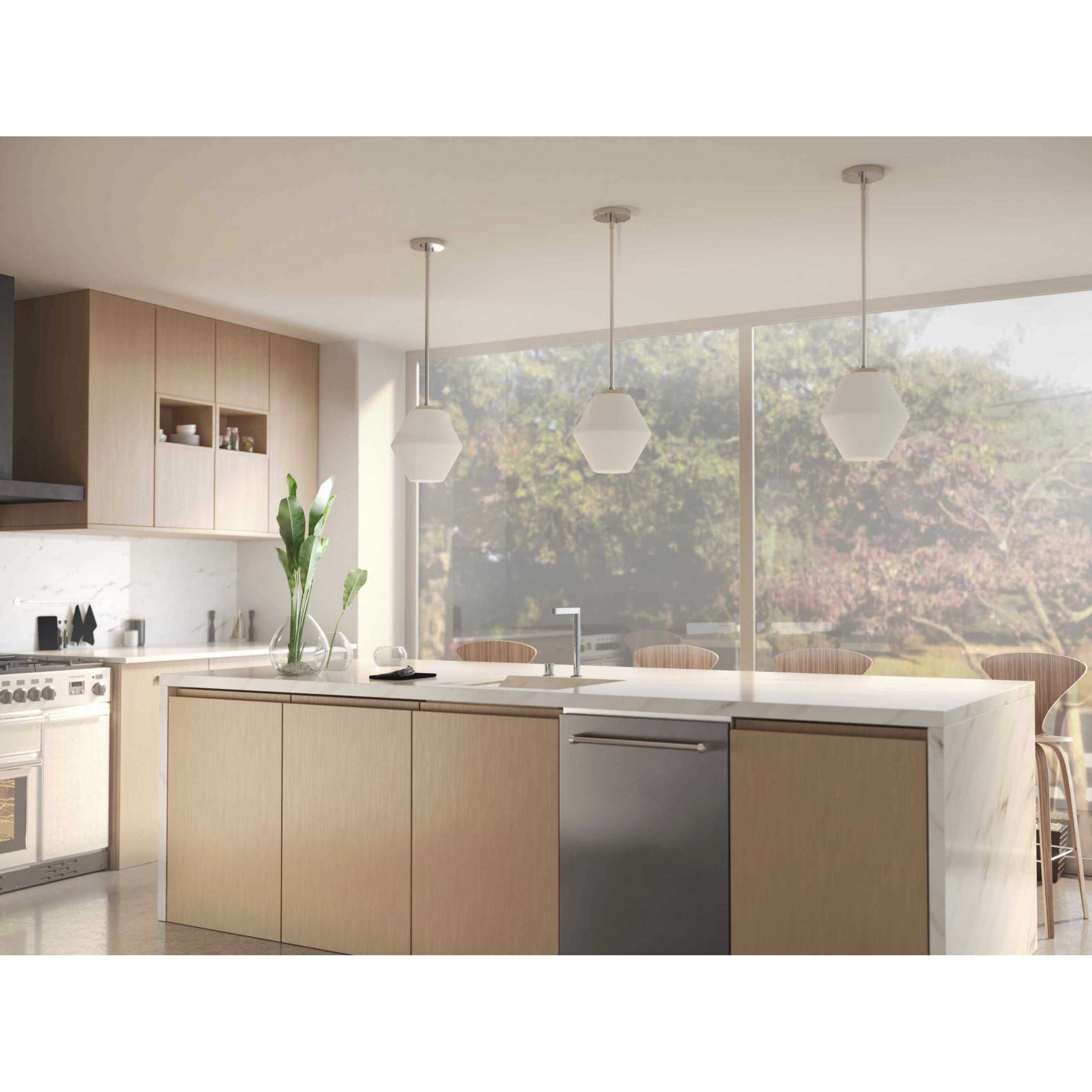 Copeland 1 Light 10 inch Brushed Nickel Pendant Ceiling Light