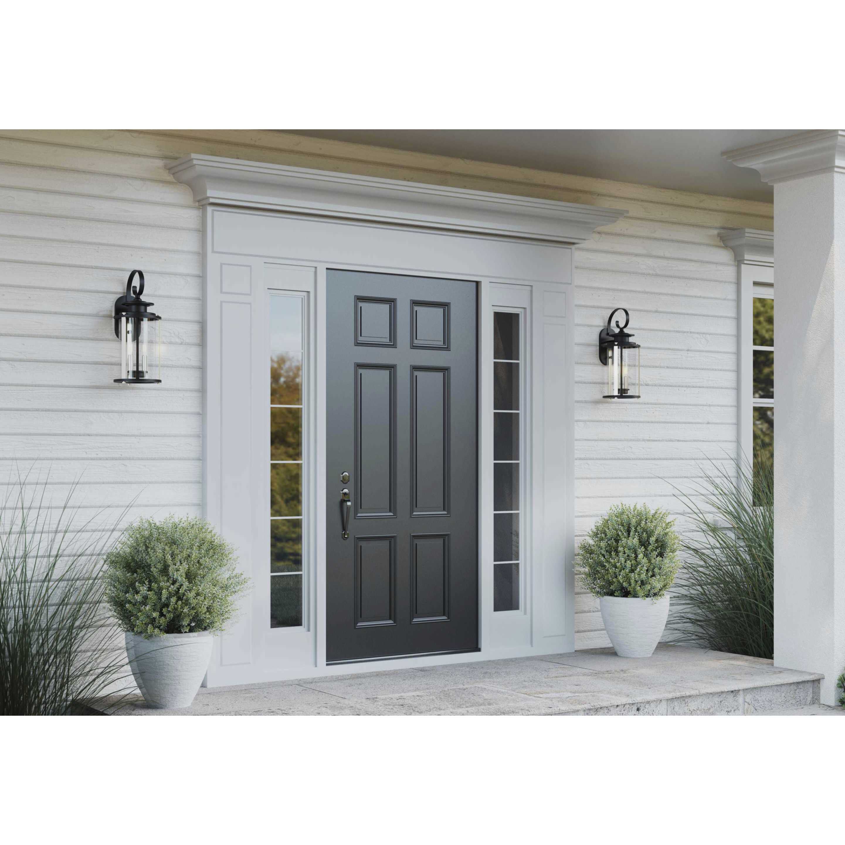 Progress P560037-031 Squire Outdoor Wall Lantern in Black