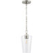Celino 1 Light 5 inch Brushed Nickel Pendant Ceiling Light