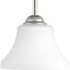 Noma 1 Light 7.38 inch Polished Nickel Mini-Pendant Ceiling Light, Design Series